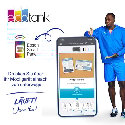 Abbildung Sparen Sie mit einem EcoTank-Tintentankdrucker bis zu 90 % Tintenkosten