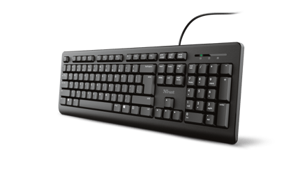 Abbildung Komplettes Home-Office-Set mit einer komfortablen Tastatur, Funkmaus, leichtem Headset und einem Mauspad