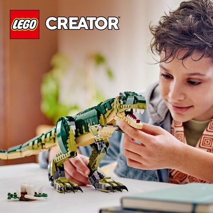 Abbildung 3 tolle Dinosaurier-Spielzeuge in 1 Set