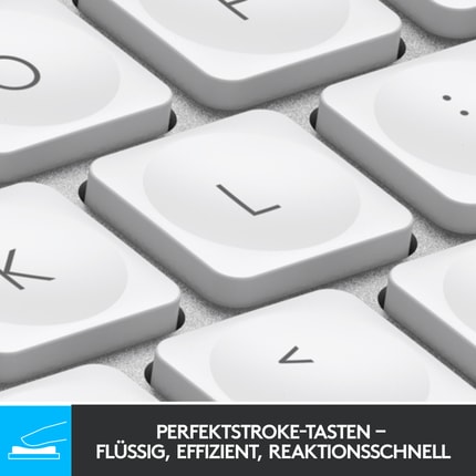 Abbildung Ideale Tastenform für Ihre Fingerspitzen