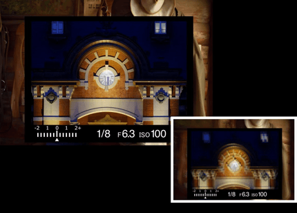 Abbildung VC-Bildstabilisator für scharfe Aufnahmen