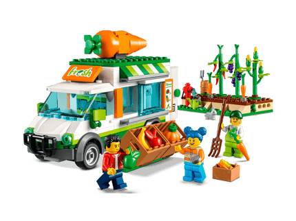 Abbildung Spielset mit Gemüse-Lieferwagen