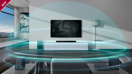 Abbildung Die „Triple Level Spatial Sound“-Technologie sorgt für ein beeindruckendes Raumgefühl