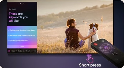 Abbildung Die nächste Generation von LG AI TV