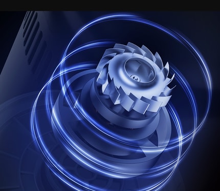 Abbildung Neuer digitaler bürstenloser Motor mit 100.000 U/Min und einer hohen Saugleistung von 130W