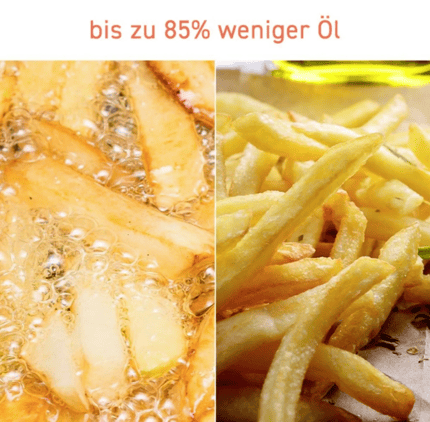 Abbildung 85% weniger Fett