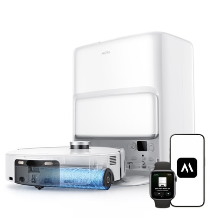 Abbildung Saugroboger mit automatischer Entleerung und selbstreinigendem Mopp