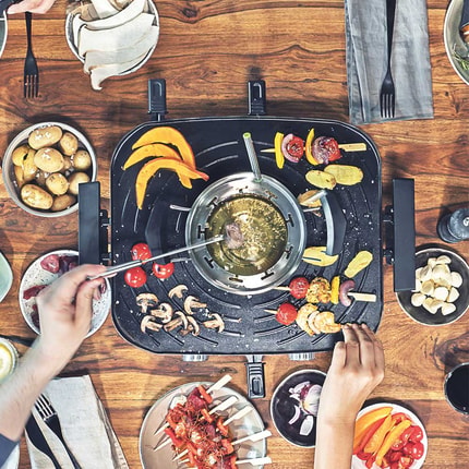 Abbildung Raclette-Fondue Set Family and Friends