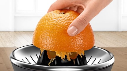 Abbildung Einfaches und bequemes Auspressen dank automatischem Start.