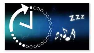 Abbildung Sleep-Timer – Ihre Lieblingsmusik als Einschlafhilfe