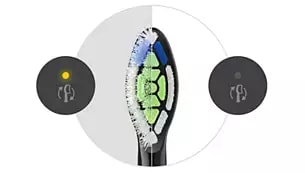 Abbildung Putzen Sie weiterhin mit optimaler Leistung dank Erinnerungsfunktion zum Austauschen des Bürstenkopfes