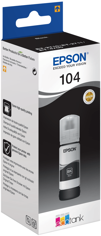 Abbildung Epson 104-Tintenserie