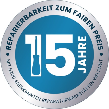 Abbildung Reparierbarkeit zum fairen Preis - 15 Jahre