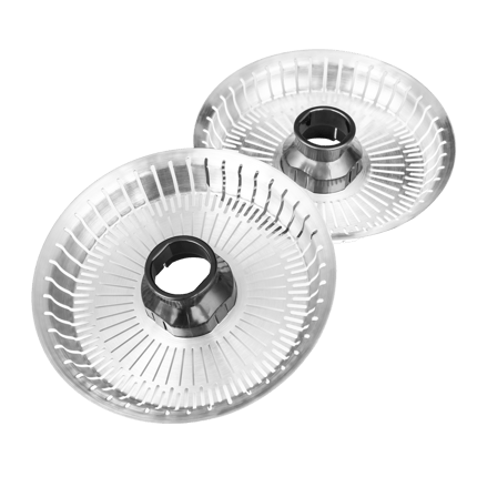 Abbildung 2 Edelstahl-Siebeinsätze für Säfte mit und ohne Fruchtfleisch