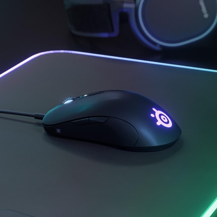 Abbildung Kabelgebundene, beidhändig nutzbare Gaming-Maus mit TrueMove Pro Tracking