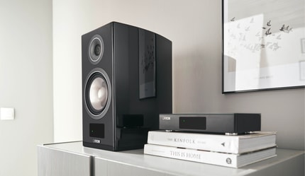 Abbildung Wireless High-Res Übertragung direkt auf Ihre Smart Lautsprecher.