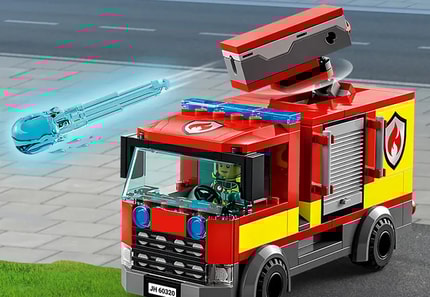 Abbildung Detaillierte Feuerwache für Kinder ab 6 Jahren