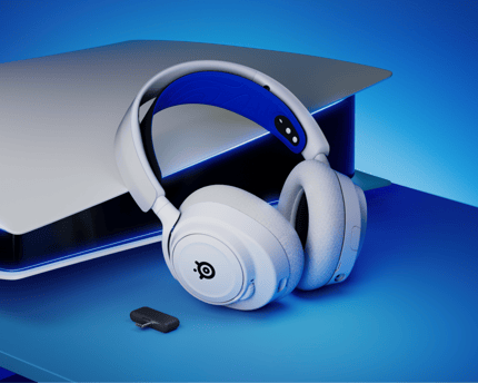 Abbildung Mit mehreren Plattformen kompatibles, kabelloses Premium-Gaming-Headset
