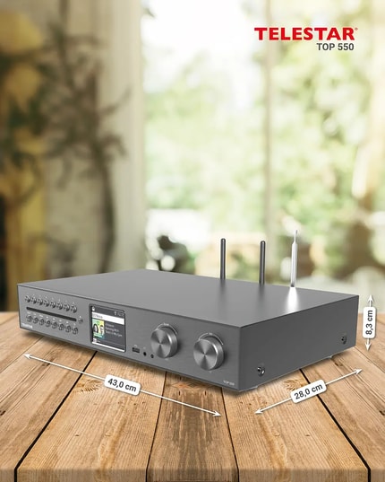 Abbildung HIFI-ALL-IN-ONE-SYSTEM für DAB+ / UKW / INTERNETRADIO / CD