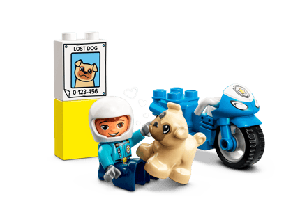 Abbildung Das Polizeimotorrad ist im Handumdrehen gebaut