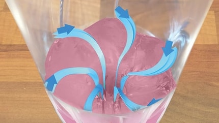 Abbildung Kompakter & starker Mini-Standmixer mit bruch- und auslaufsicherer Tritan-ToGo-Flasche für unterwegs. Cremige, gesunde Smoothies dank Highspeed-Mixen.