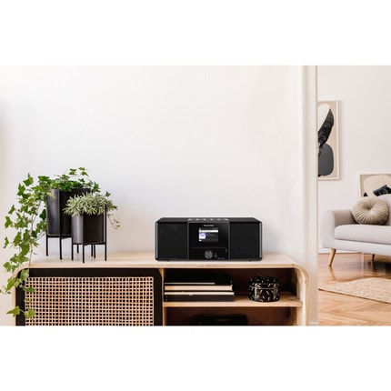 Abbildung Klangstarkes Multifunktions-Stereoradio mit CD Player in edlem Design