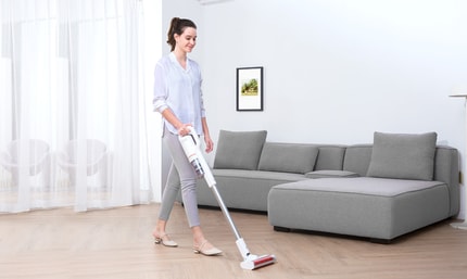 Abbildung Praktisches 270° ROIDMI Griff Design - Innovation für Zuhause durch die Ästhetik der Einfachheit