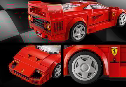 Abbildung Authentische Ferrari Details