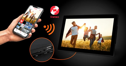 Abbildung Smart Frame WiFi 210 mit insgesamt 16 Gigabytes