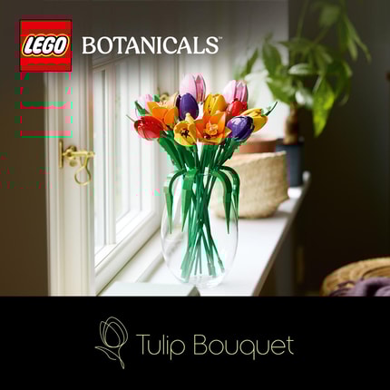 Abbildung Wunderschöne LEGO® Tulpen zum Bauen