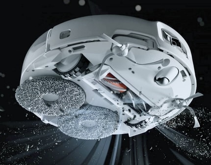 Abbildung 25.000 Pa ultrastarke Saugkraft für rückstandslose Reinigung [1]