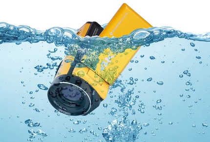 Abbildung Wasserdicht: Unsere Unterwasservideokamera ist IPX8-zertifiziert