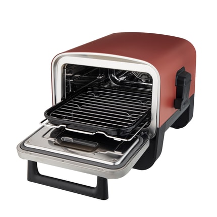 Abbildung Mit dem Ninja Woodfire Elektrischen Outdoor Ofen, Pizzaofen & Smoker wird das Outdoor Cooking neu gedacht.