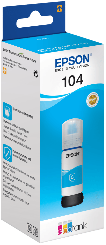 Abbildung Epson 104-Tintenserie