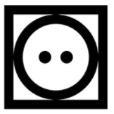 Trockner-Symbol: hohe Temperaturen