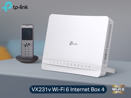 Abbildung Dual-Band WiFi 6 Bis zu 1,8 Gbit/s