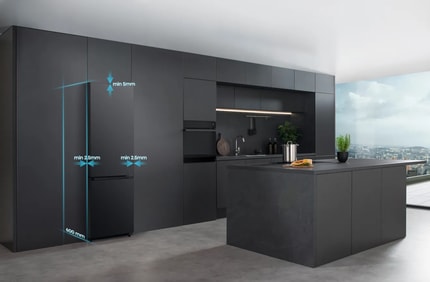 Abbildung Schranktiefes Design