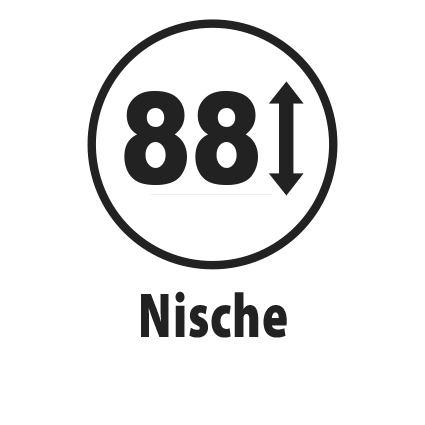 Abbildung Exquisit Einbau Vollraumkühlschrank EKS131-V-040F