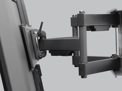 Abbildung Voll schwenkbare TV-Wandhalterung