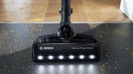 Abbildung Motorisierte Düse mit LED-Beleuchtung.