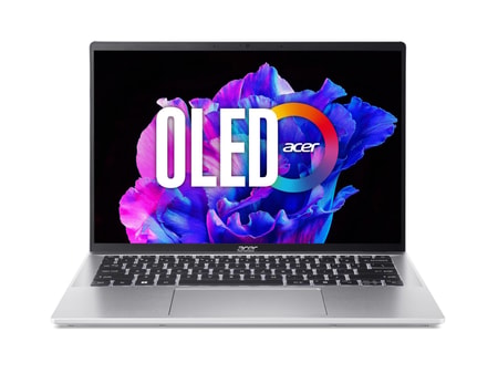 Swift Go 14 OLED, Silber, 14 Zoll, WQ2.8K, Intel Core Ultra 5 125H, 16 GB, 512 GB M.2 SSD, Intel Arc