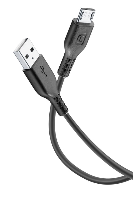 Cellularline Power Data Cable 1,2 m USB-A/ Micro-USB Black
