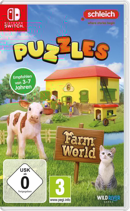 Schleich Puzzle Farmworld Nintendo Switch-Spiel
