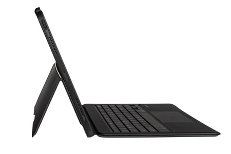 Bluetooth Tablet Tastatur Hülle - Apple iPad Pro 12.9 Zoll (2021) - Dunkelgrau