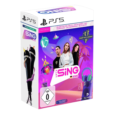 Let's Sing 2025 + 2 Mics PS5-Spiel