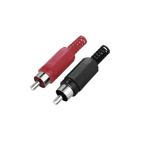 Cinch-Stecker 2x 3,5 mm Kabeladapter