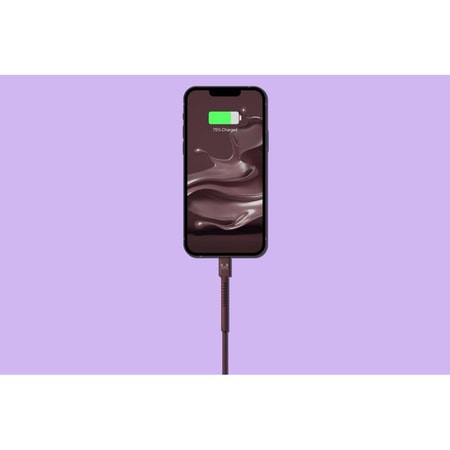 USB-C - Lightning-Kabel "Fabriq", 2,0 m, Deep Mauve