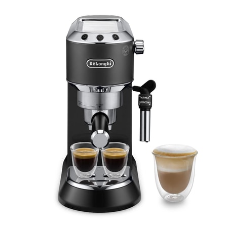 Dedica Style EC 685 schwarz (EC 685.BK) Siebträger-Espressomaschine