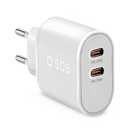 Power Delivery-Wandladegerät, 35 W, USB-C, Weiß