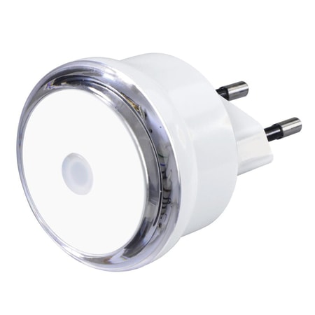 LED-Nachtlicht "Basic" mit Stecker, Dämmerungssensor, energiesparend, Weiß (00223491)